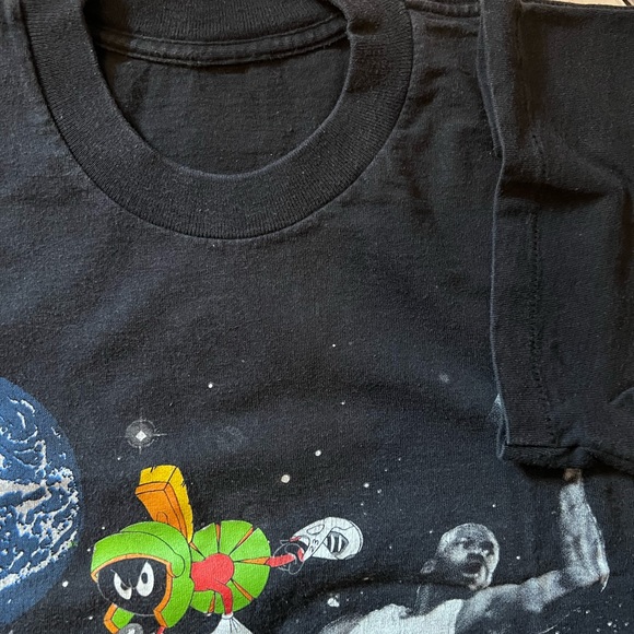 Vintage 90s Nike Air Michael Jordan Space Jam single stitch super rare tee - Picture 6 of 12